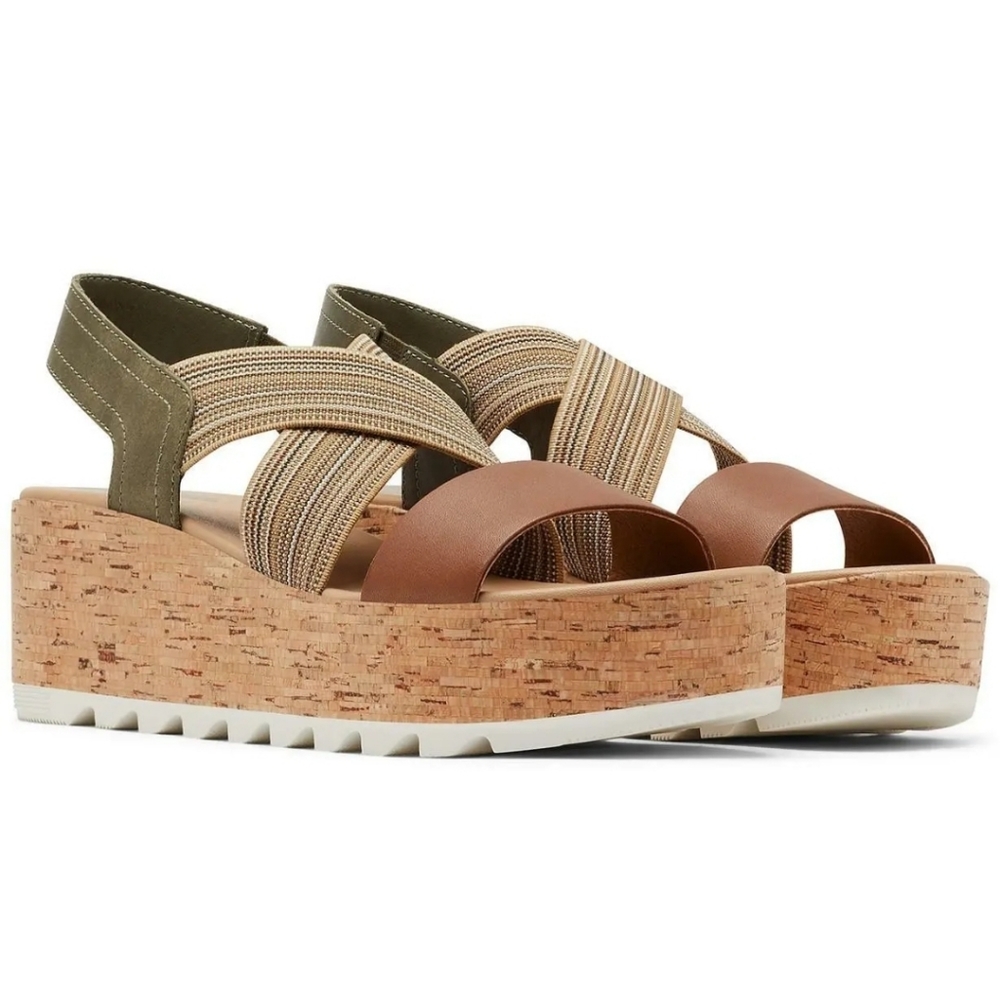 Sorel Cameron Flatform Slingback Sandals size 5